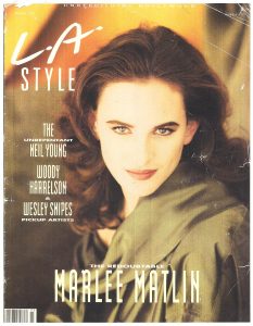 LA Style Cover Marlee Matlin