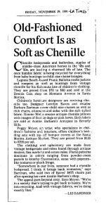 LA Times Soft as Chenille